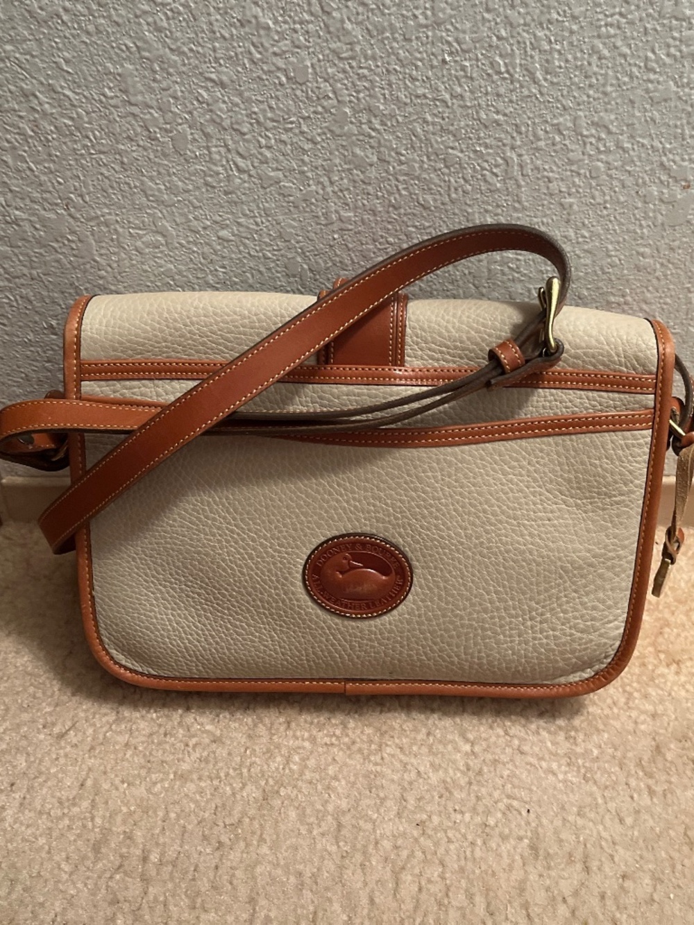 Dooney & Bourke All Weather Leather Flap Shoulder Bag